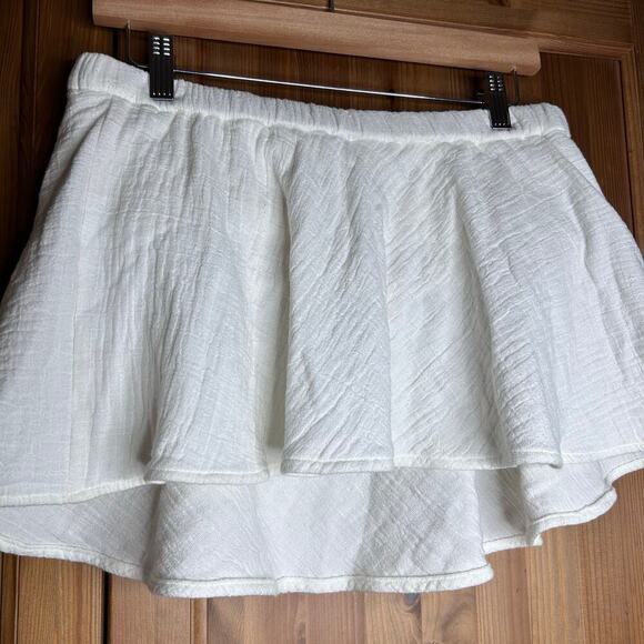 The Odells Gauzy Micro Mini Skirt Women’s Small White Dainty Dollcore Summer - Picture 6 of 8